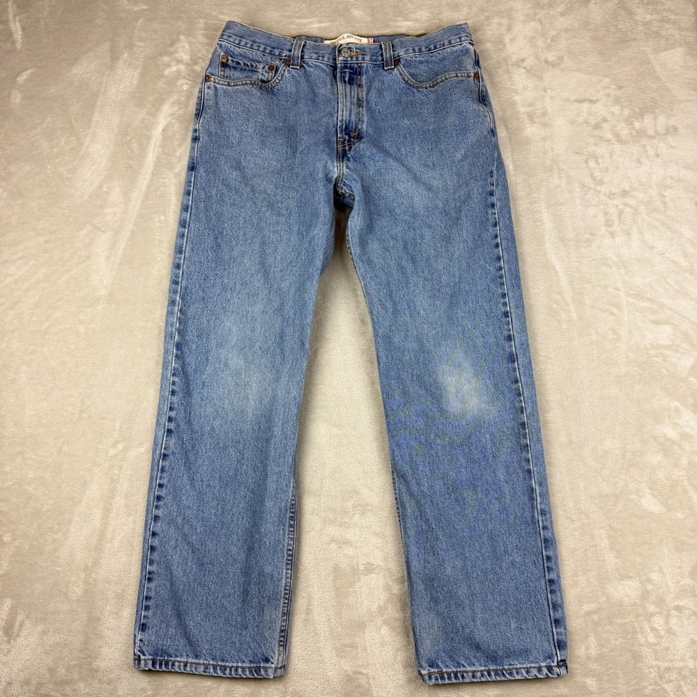 VTG Levi's 505 Jeans Mens 34x30 Regular Fit Blue Medium Wash Y2K Streetwear 00s